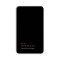 Vertical elegant unique modern black plain