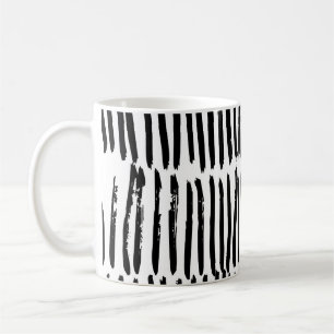 Vertical Elements: Hand-Drawn Seamless Style. Coffee Mug