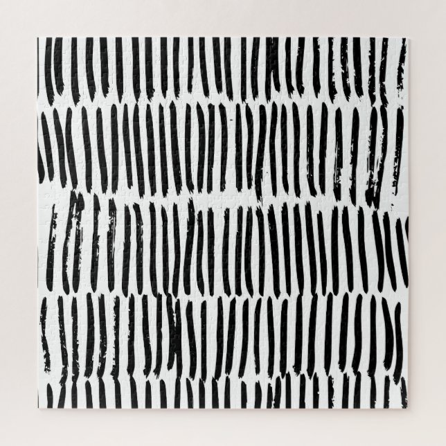 Vertical Elements: Hand-Drawn Seamless Style. Jigsaw Puzzle (Vertical)