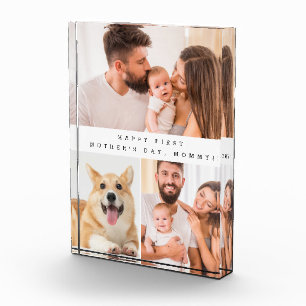 Vertical First Mother's day Mummy photo collage Block