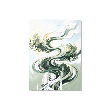 Vertical Forest Abstract Art | Green Architecture
