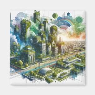 Vertical Garden City: Greentech Harbor Magnet