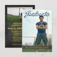 Vertical Graduate Photo - 3x5 Chalkboard Stripe