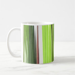 Vertical Green Abstract 422 Coffee Mug
