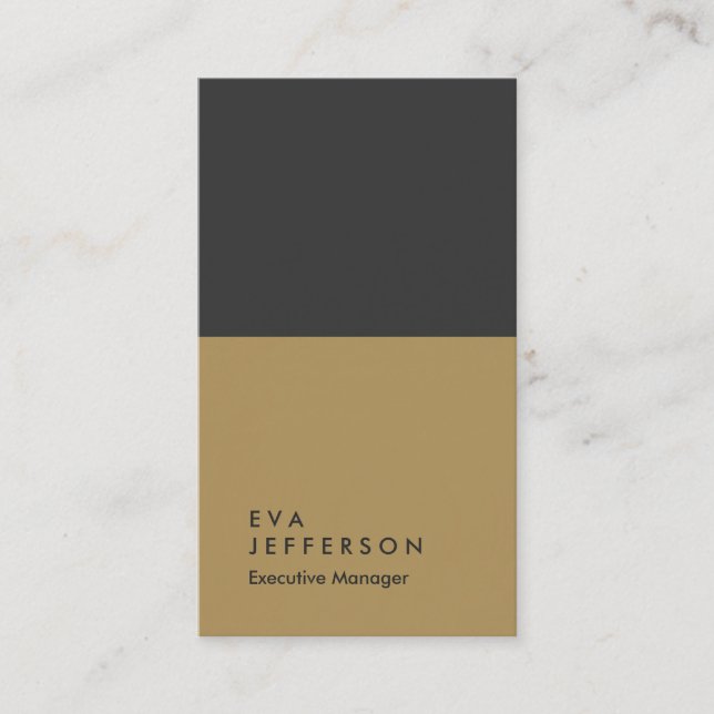 Vertical grey pastel colours professional plain business card (Front)