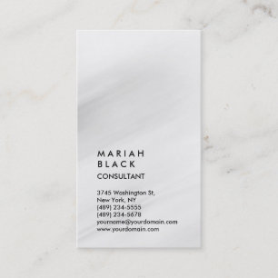 Vertical Grey Professional Trendy Business Card