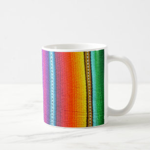 Vertical Guatemalan Fabric stripes Coffee Mug
