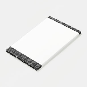 Vertical Horizontal Lines Post it; long Note pad