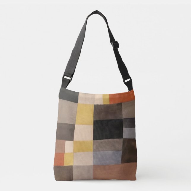 Vertical-Horizontal Rhythms | Sophie Taeuber-Arp | Crossbody Bag (Front)
