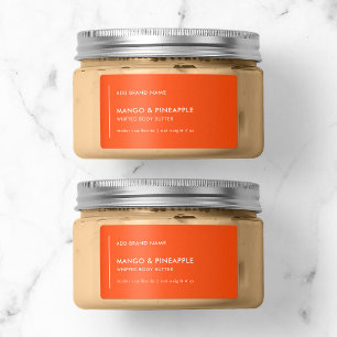 Vertical Line Add Brand Custom Colour Product Labe Label