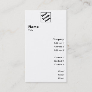 Vertical Logo Classic 2 Business Card
