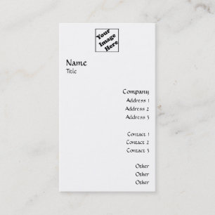 Vertical Logo Smooth 2 Business Card