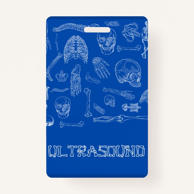 Vertical Medical Badge Buddy ID Badge (Front)