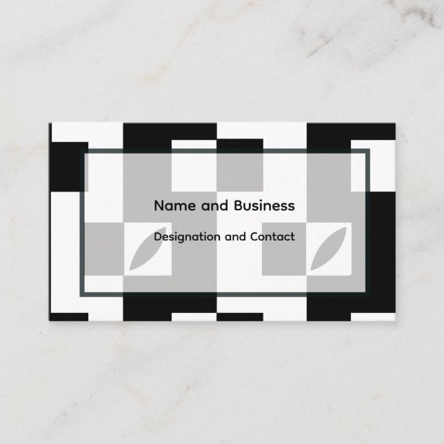 Vertical Modules | Modern Business Card (Front)