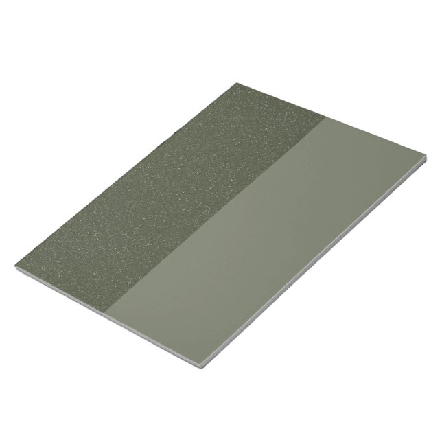 Vertical Moss Green Business Notepad – Customise (Angled)