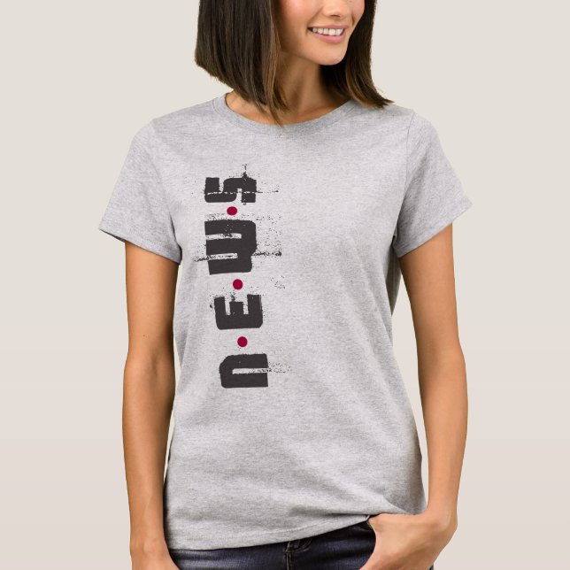 Vertical N•E•W•S T-Shirt (Front)