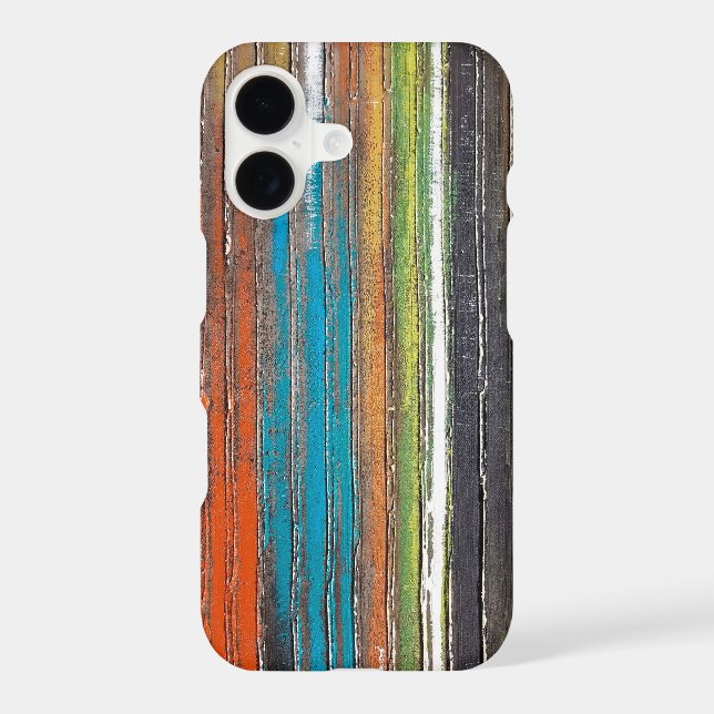 vertical painted striped abstract (Back)