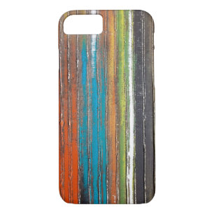 vertical painted striped abstract iPhone 8/7 case