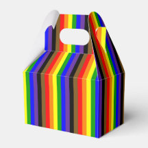 Vertical Philadephia Rainbow Pride Flag