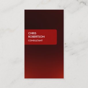 Vertical Red Stripe Attractive Charm Business Card
