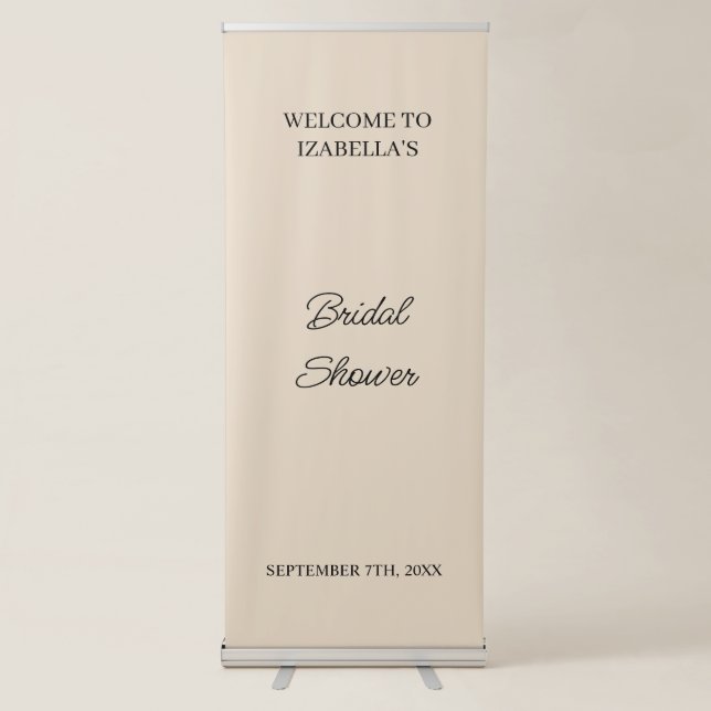 Vertical Retractable Banner (Front)