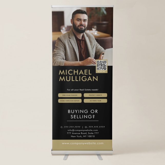 Vertical Retractable Banner (Front)