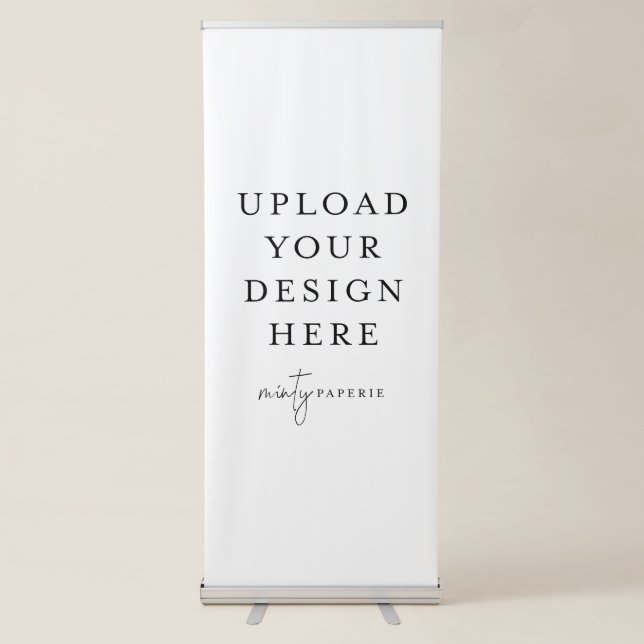 Vertical Retractable Banner 33" x 84" (Front)