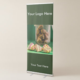 Vertical Retractable Banner of Candy
