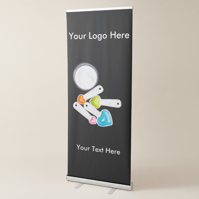 Vertical Retractable Banner of Measuring Spoons (3/4)