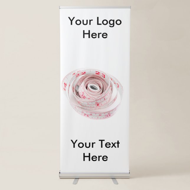 Vertical Retractable Banner with Measuring Tape (Front)