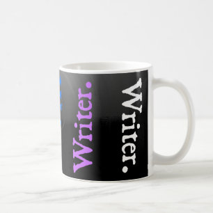 Vertical Reversal Colorsplash Writer. Coffee Mug
