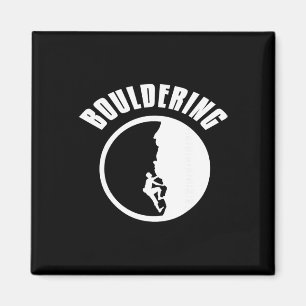 Vertical Rock Climbing Adventure Humor For Boulder Magnet