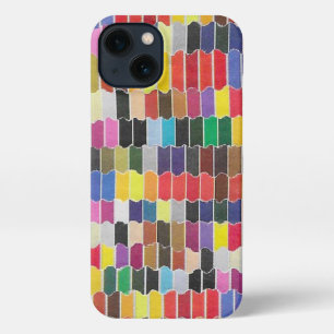 Vertical Scalloped Swatches Collage iPhone 13 Case