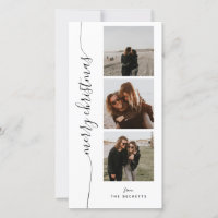 Vertical Script Photo Strip 
