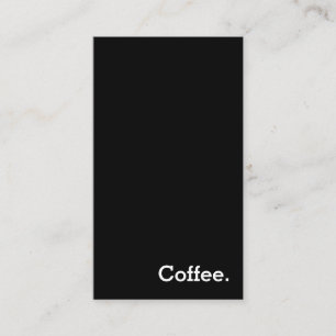 Vertical Simple Word Dark Loyalty Punch-Card