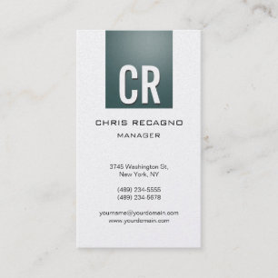 Vertical Slate Grey Pearl Background Business Card
