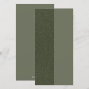 Vertical Split Moss Green Holiday Card – Customise