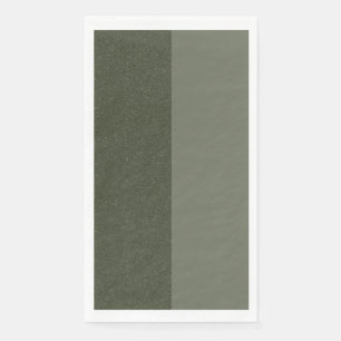 Vertical Split Moss Green Napkin – Customisable