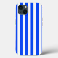Vertical Stripe Sailor Blue & White Pattern