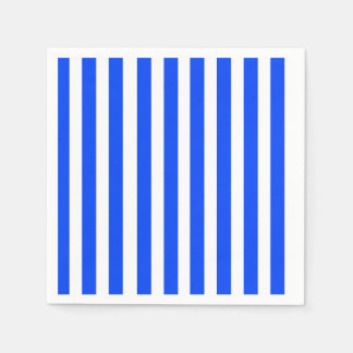 Vertical Stripe Sailor Blue & White Pattern Napkin