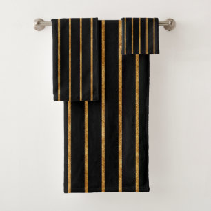 Vertical Stripes  Bath Towel Set