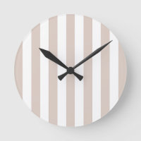 Vertical Stripes Beige And White Striped