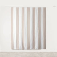 Vertical Stripes Beige And White Striped