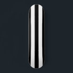 Vertical Stripes Black And White Striped Skateboard<br><div class="desc">Vertical Stripes – black and white striped pattern.</div>