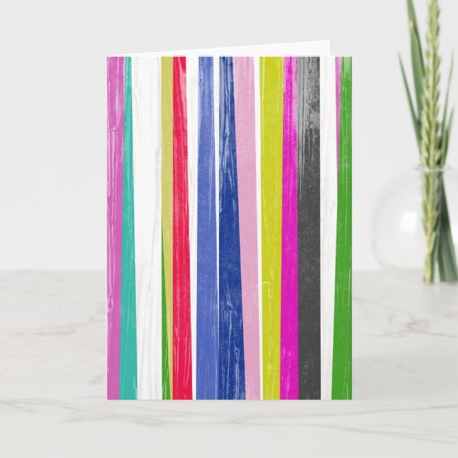Vertical Stripes Card (Front)