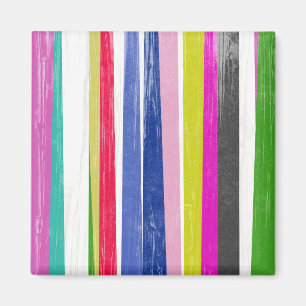 Vertical Stripes Magnet