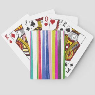 Vertical Stripes Playing Cards