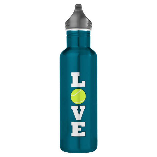 Vertical Tennis LOVE Tennis Player or Coach Sports 710 Ml Water Bottle (Right)