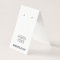 Vertical Tent Earring Card With Image At Bottom