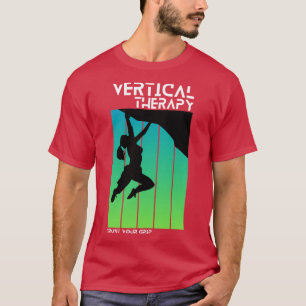 Vertical Therapy Trust your grip Woman Climbers Cl T-Shirt